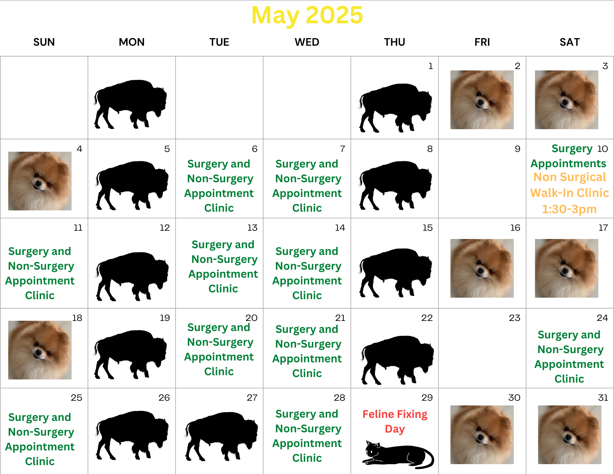 May Calendar