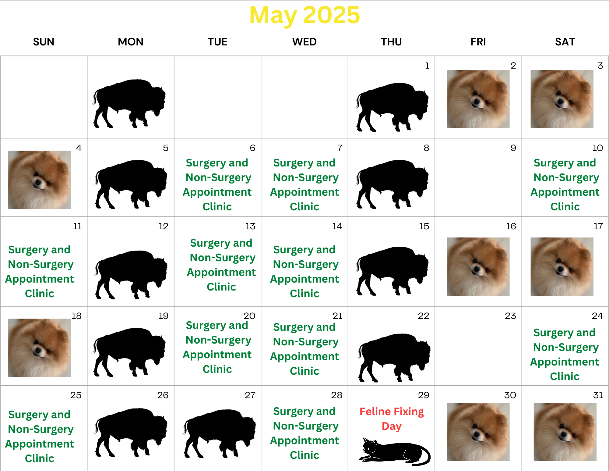 April Calendar